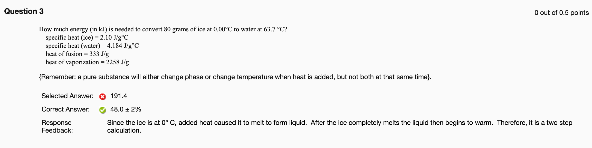 How much energy (in kJ) is needed to convert 80 grams of ice